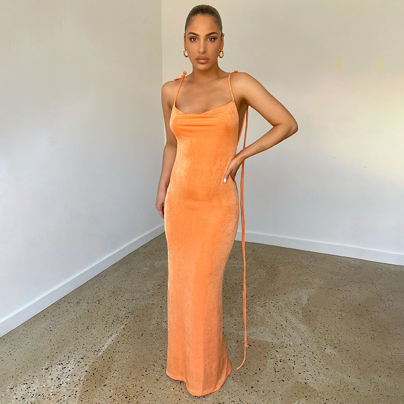 Xcarii Xii Fashion - 5th Avenue Open Long Dress