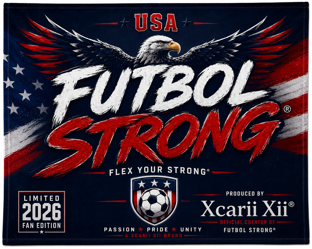 Xcarii Xii - Limited Edition, Futbol Strong Team USA Rally Towel.