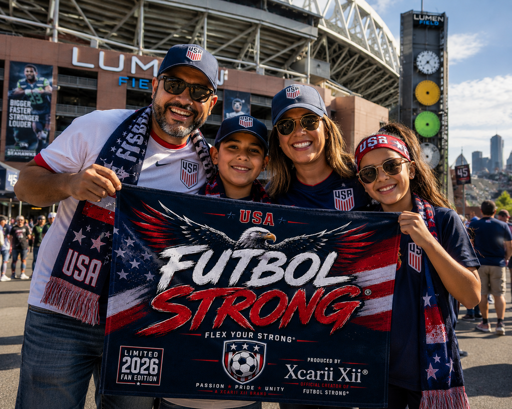 Xcarii Xii - Limited Edition, Futbol Strong Team USA Rally Towel.