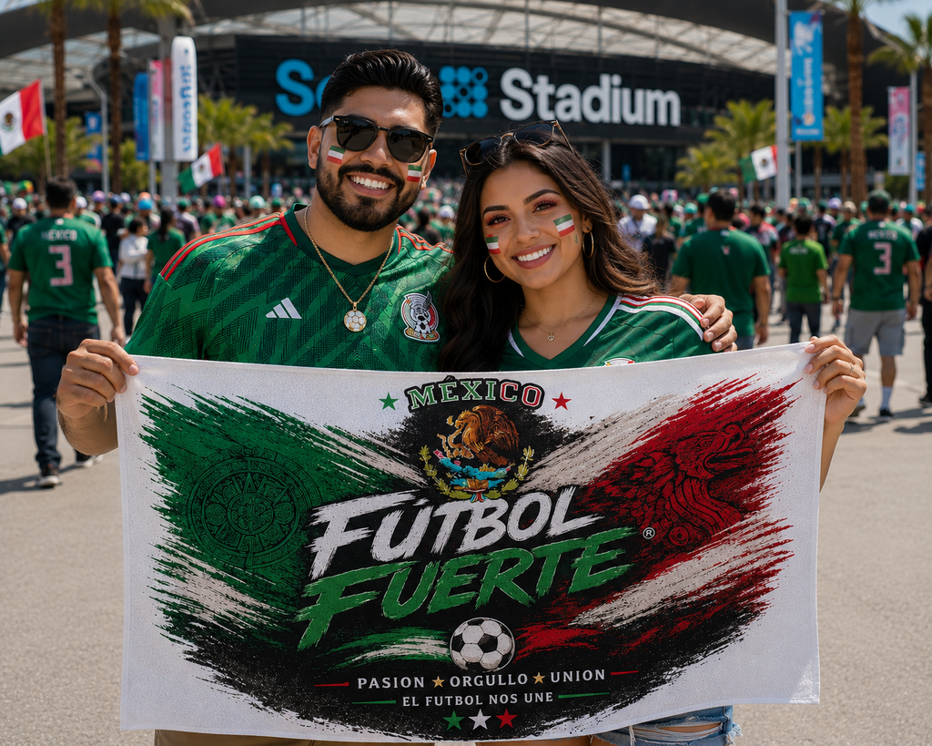 Xcarii Xii - Mexico Power Futbol Strong Rally Towel.