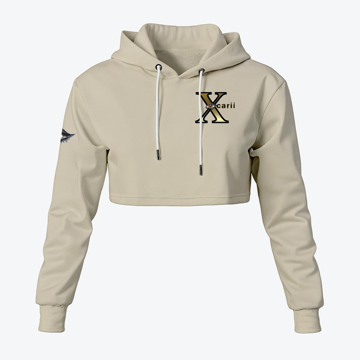 Xcarii Xii - Eye Crop Hoodie