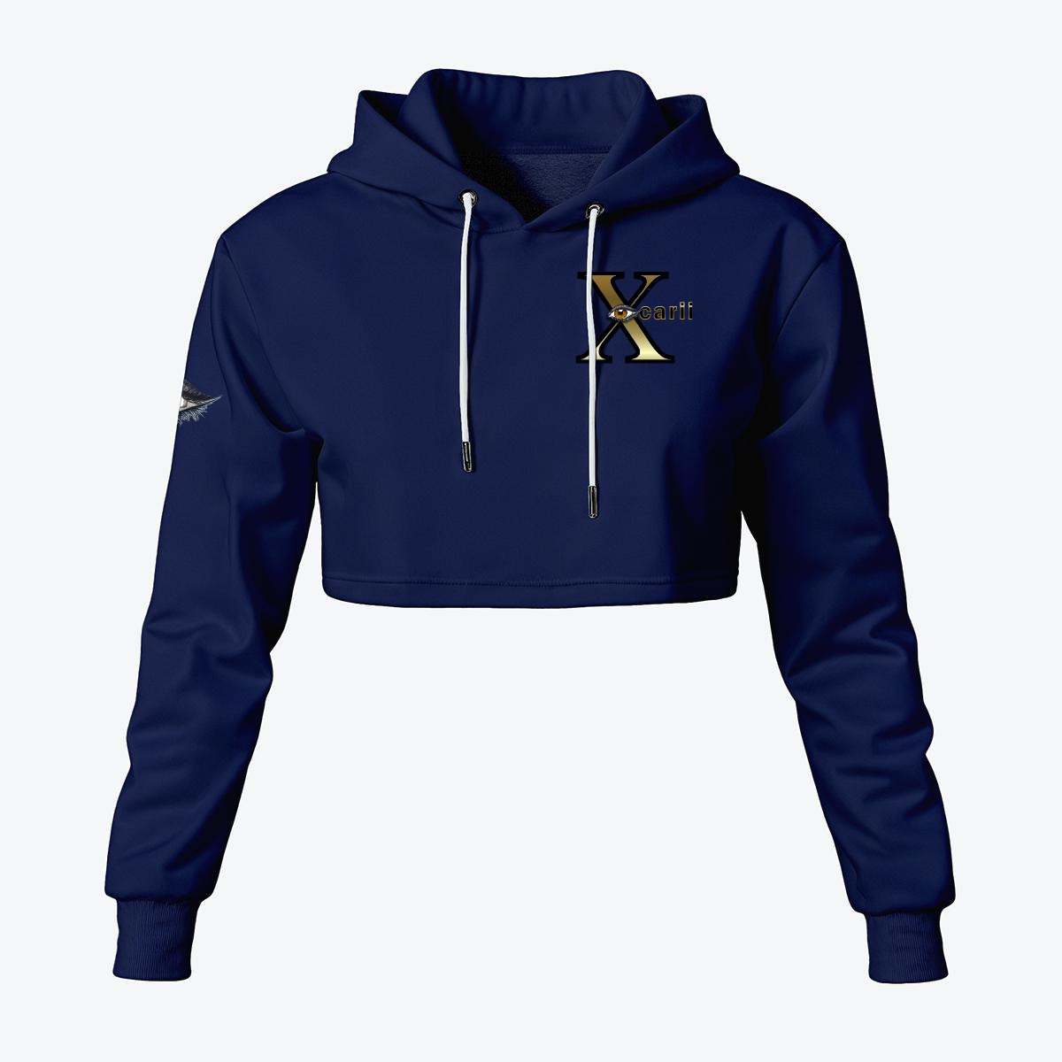 Xcarii Xii - Eye Crop Hoodie
