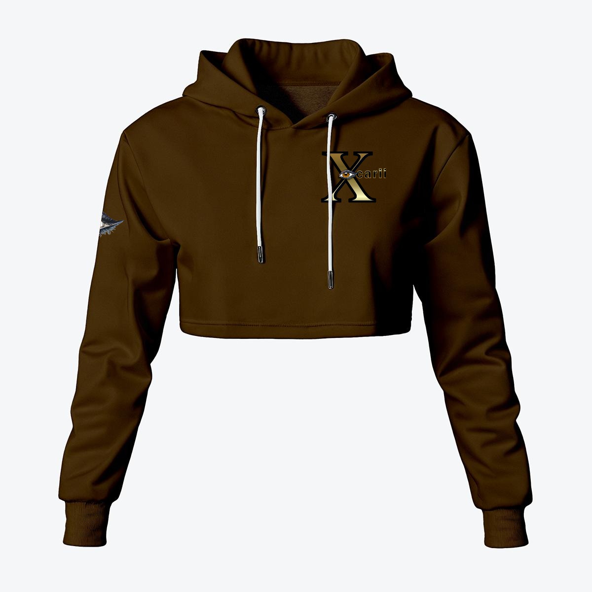 Xcarii Xii - Eye Crop Hoodie