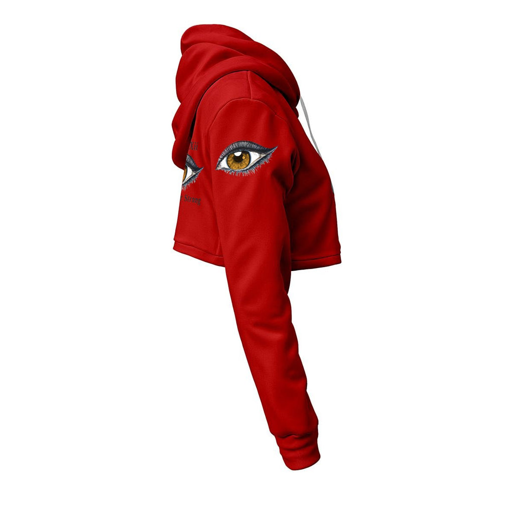 Xcarii Xii - Eye Crop Hoodie