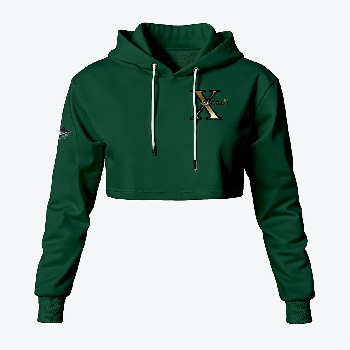 Xcarii Xii - Eye Crop Hoodie