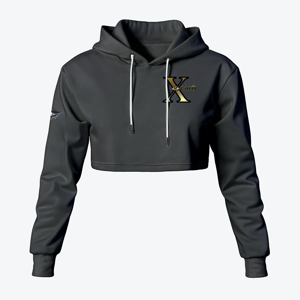 Xcarii Xii - Eye Crop Hoodie