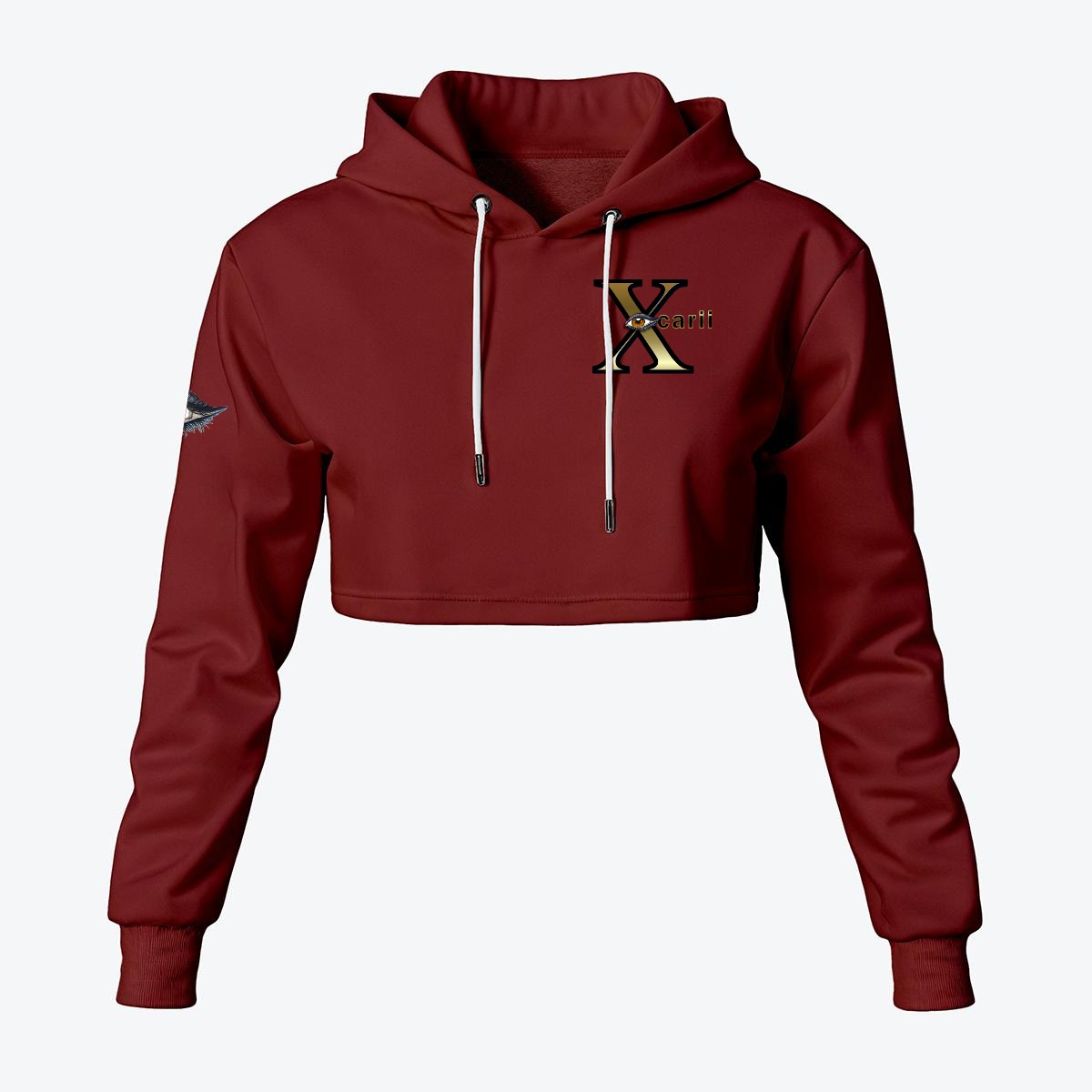 Xcarii Xii - Eye Crop Hoodie