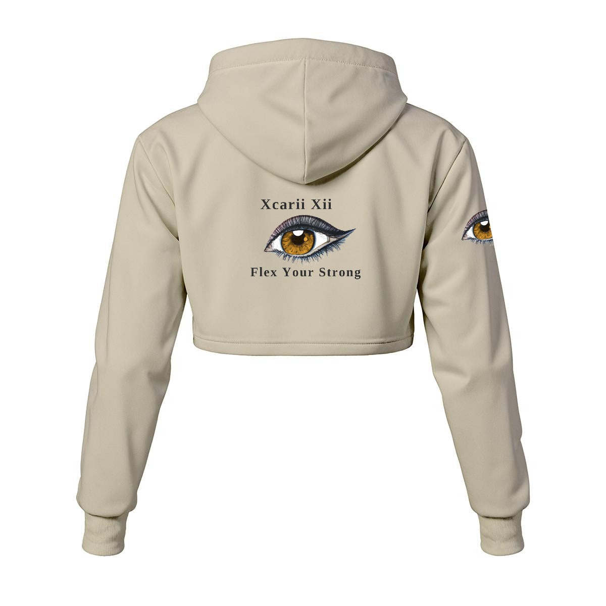 Xcarii Xii - Eye Crop Hoodie
