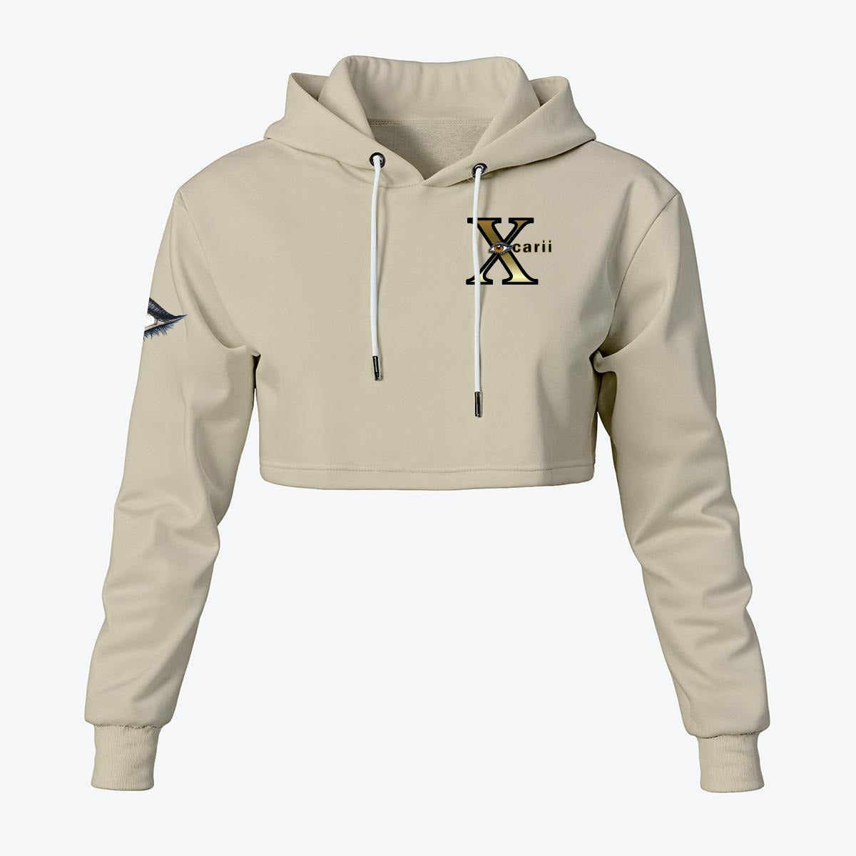 Xcarii Xii - Eye Crop Hoodie