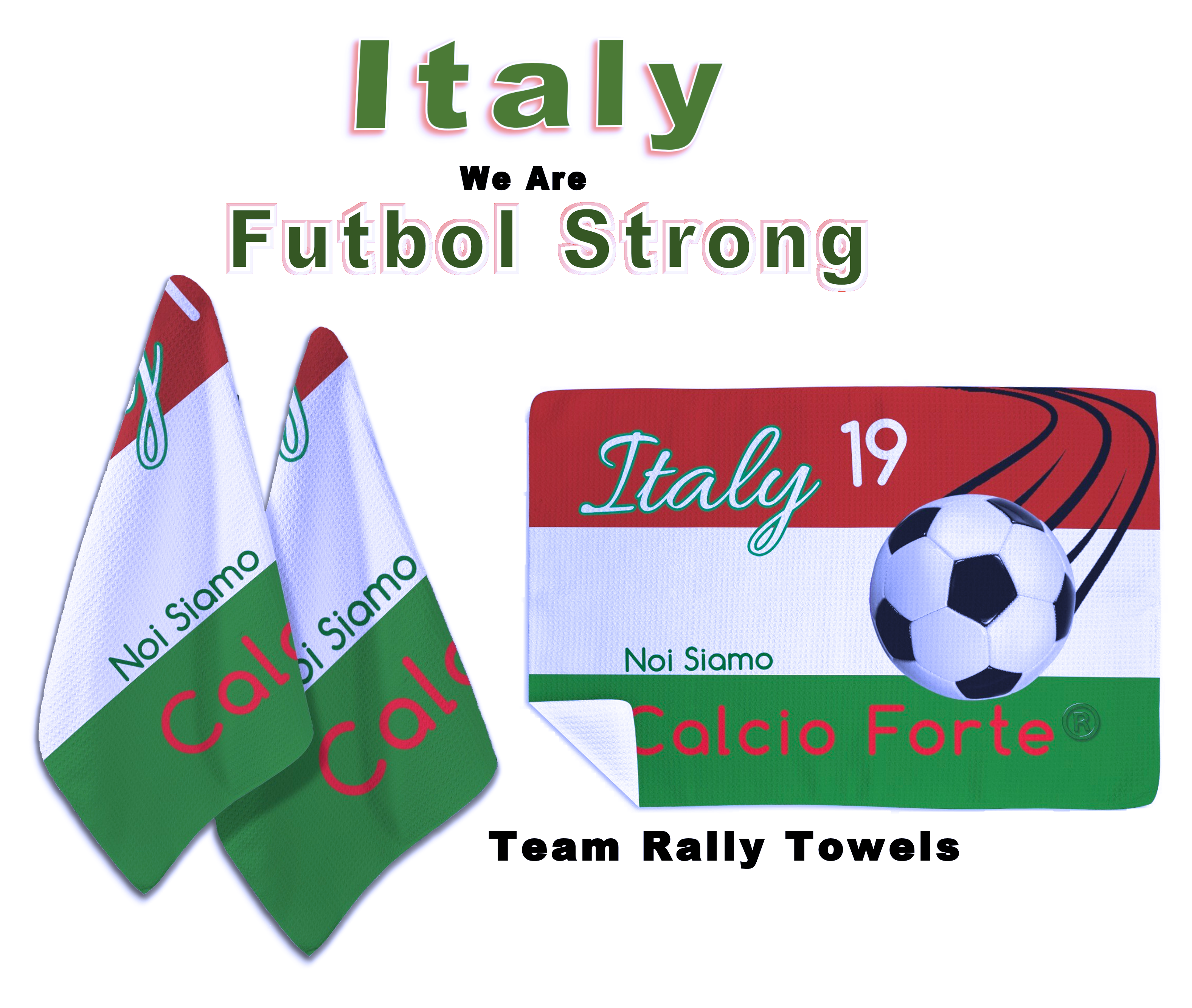 We Are Futbol Strong, International Team Rally Towels