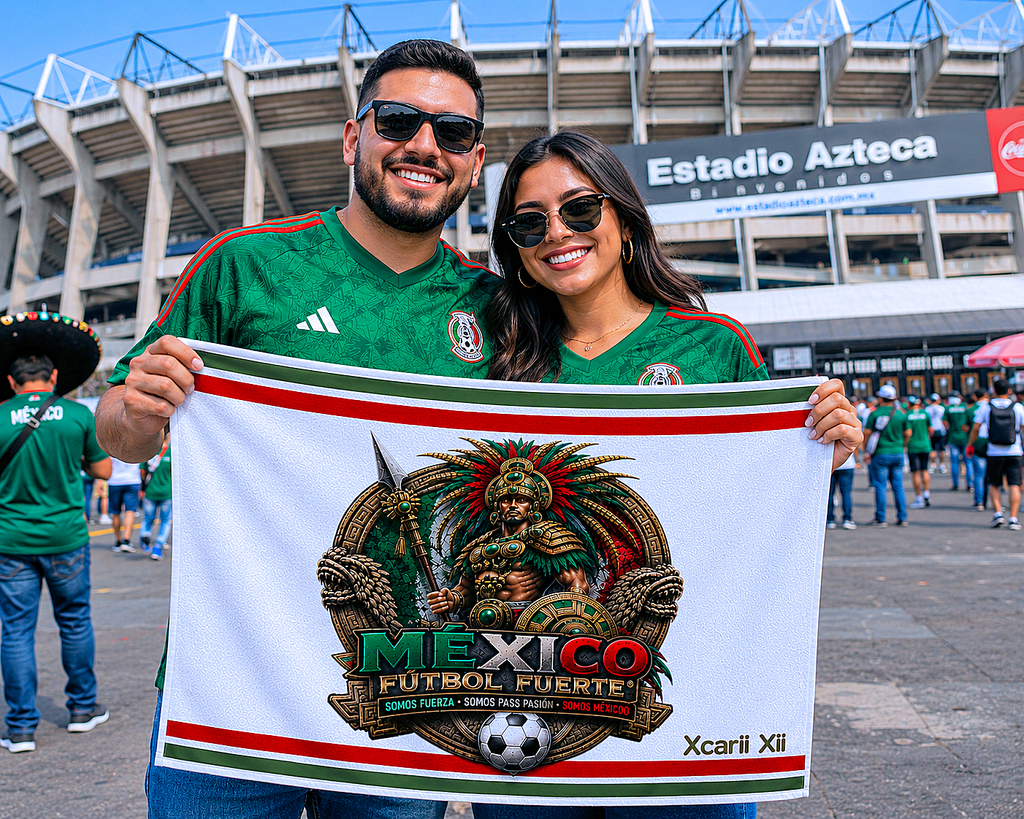 Xcarii Xii - Mexico FUTEBOL FUERTE® Rally Towel