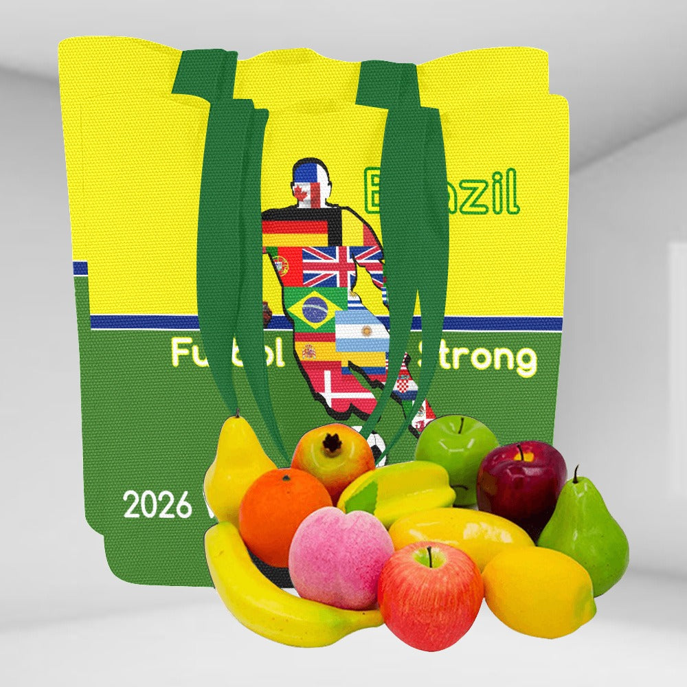 Brazil 2026 Futebol Tote Bag (Model1657) (Set of 2)