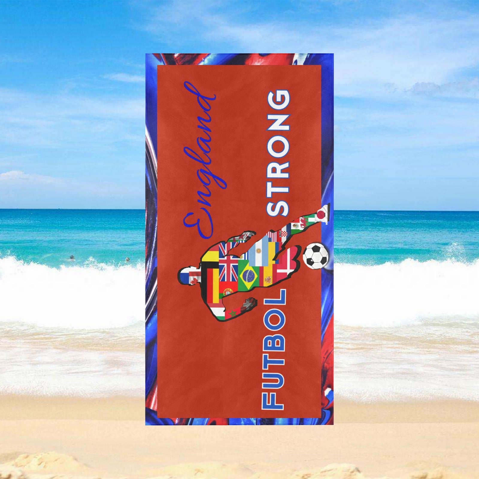 2026 - Xcarii Xii Futbol Strong -Team beach Beach towels