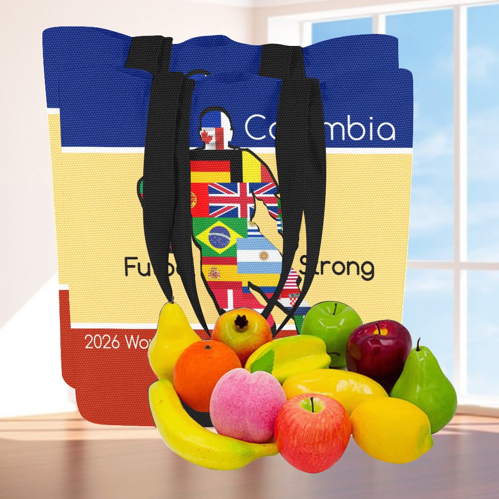Colombia world cup - 2026 futbol strong Canvas Tote Bag (Model1657) (Set of 2)