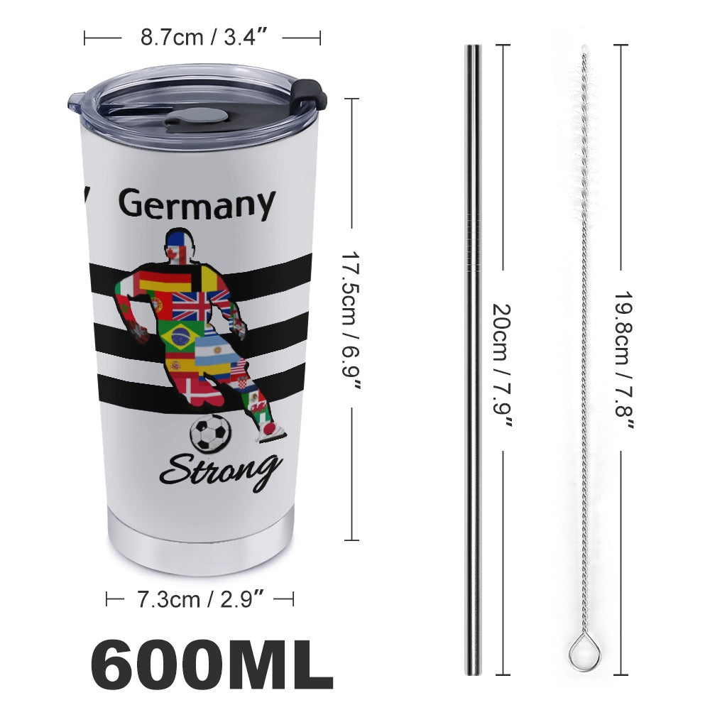 Germany World Cup Travel Coffee Mug 20 Oz