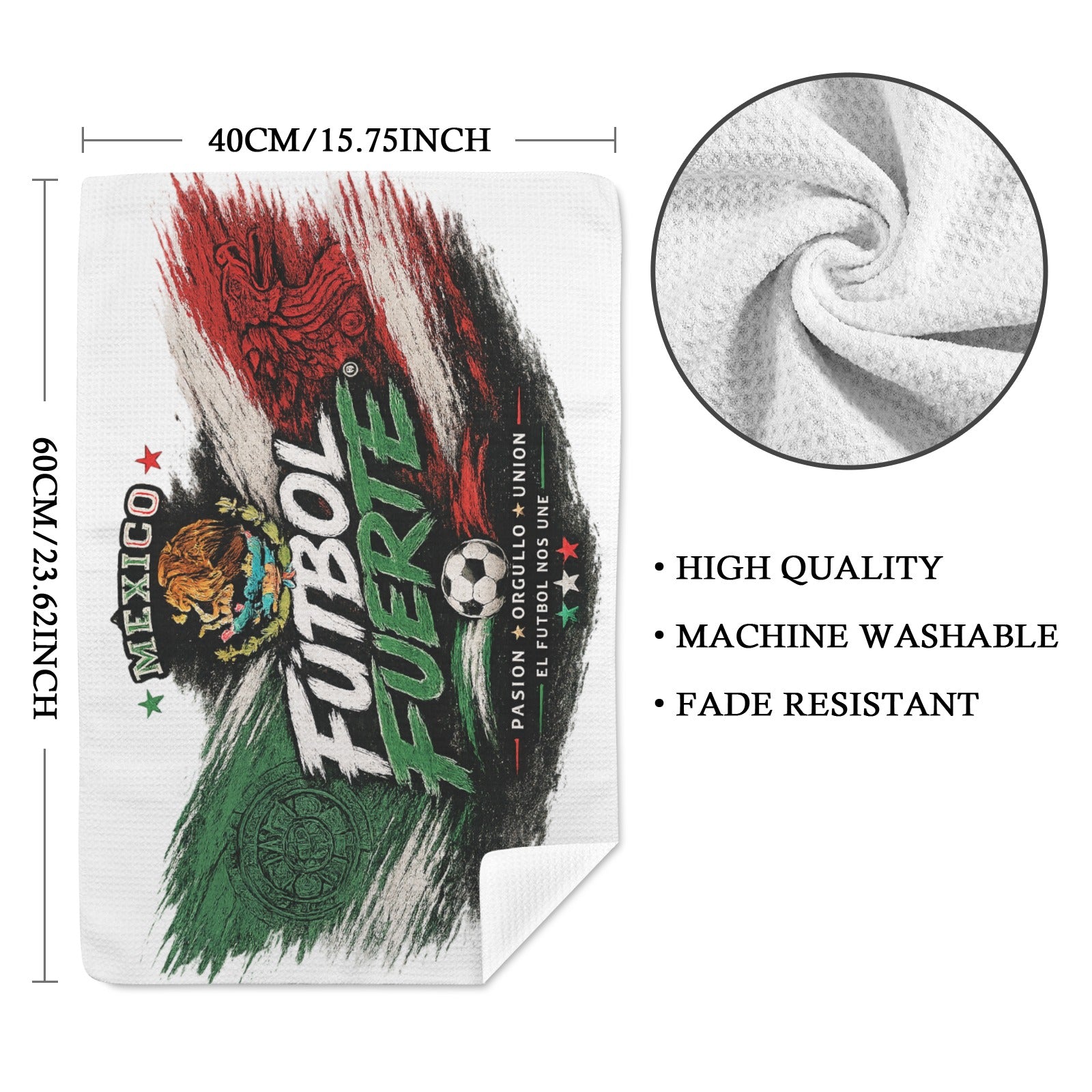 Xcarii Xii - Mexico Power Futbol Strong Rally Towel.