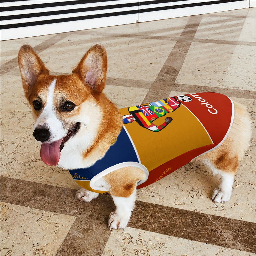 Colombia Team Futbol Strong Full pet vest