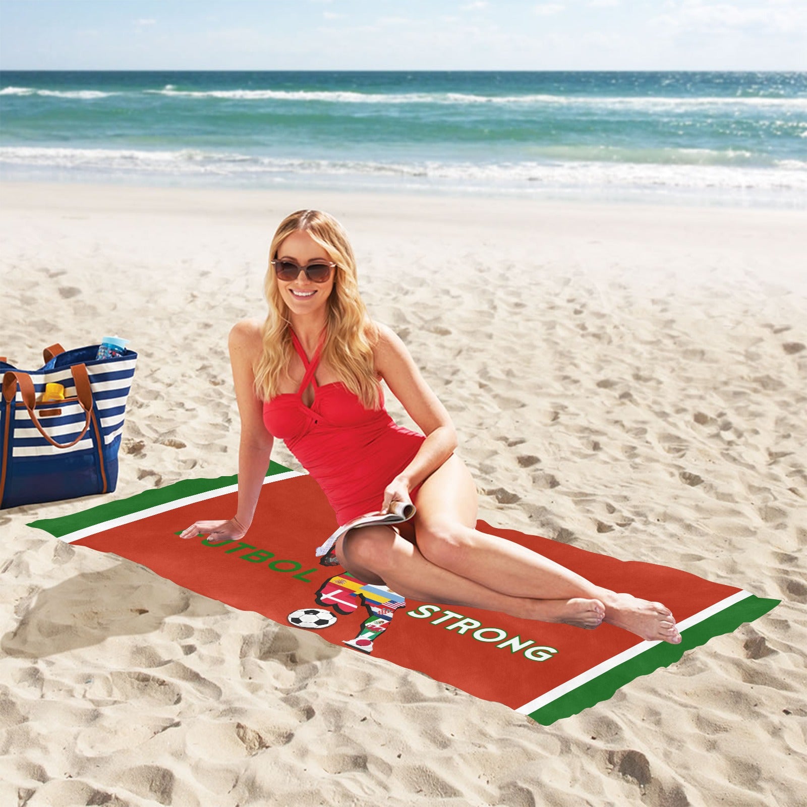 2026 - Xcarii Xii Futbol Strong -Team beach Beach towels