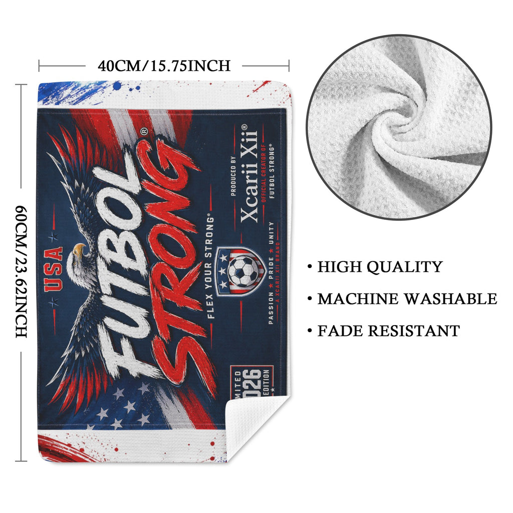 Xcarii Xii - Limited Edition, Futbol Strong Team USA Rally Towel.