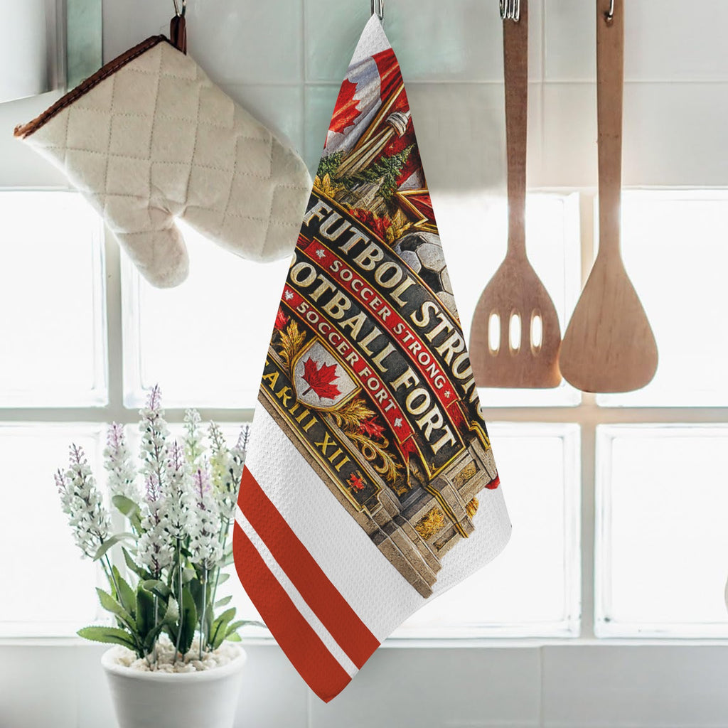 Canada Guardian Futbol Strong Rally Towel, By Xcarii Xii