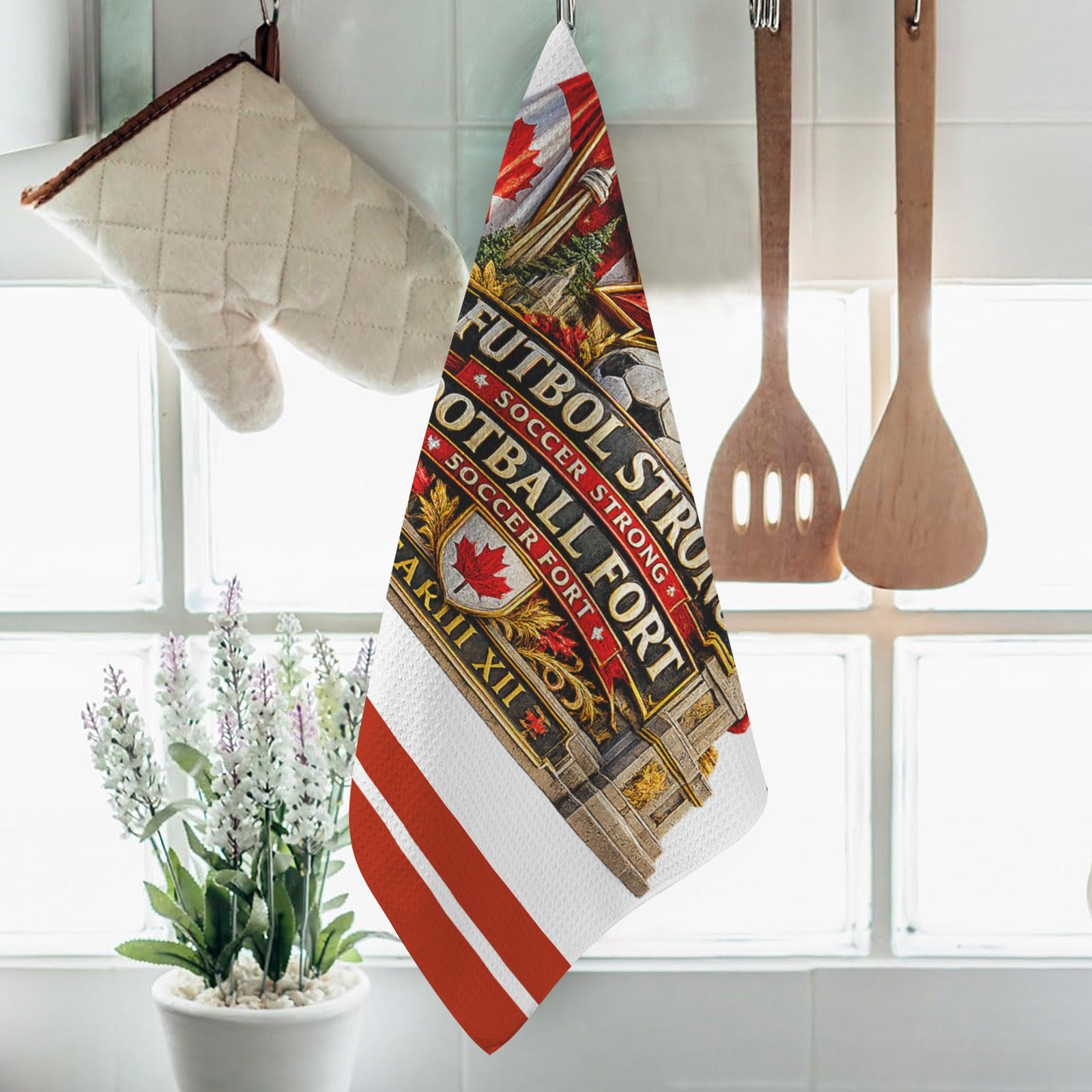Canada Guardian Futbol Strong Rally Towel, By Xcarii Xii