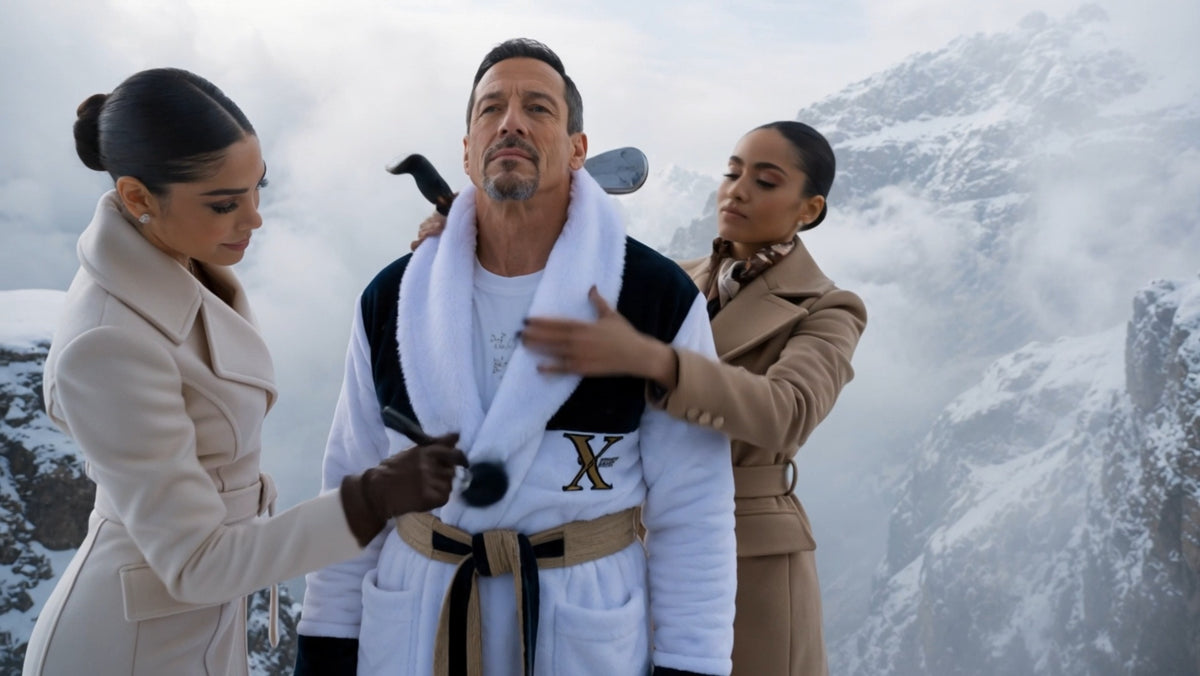 Xcarii - Borg Xii Fleece Sherpa Bathrobe
