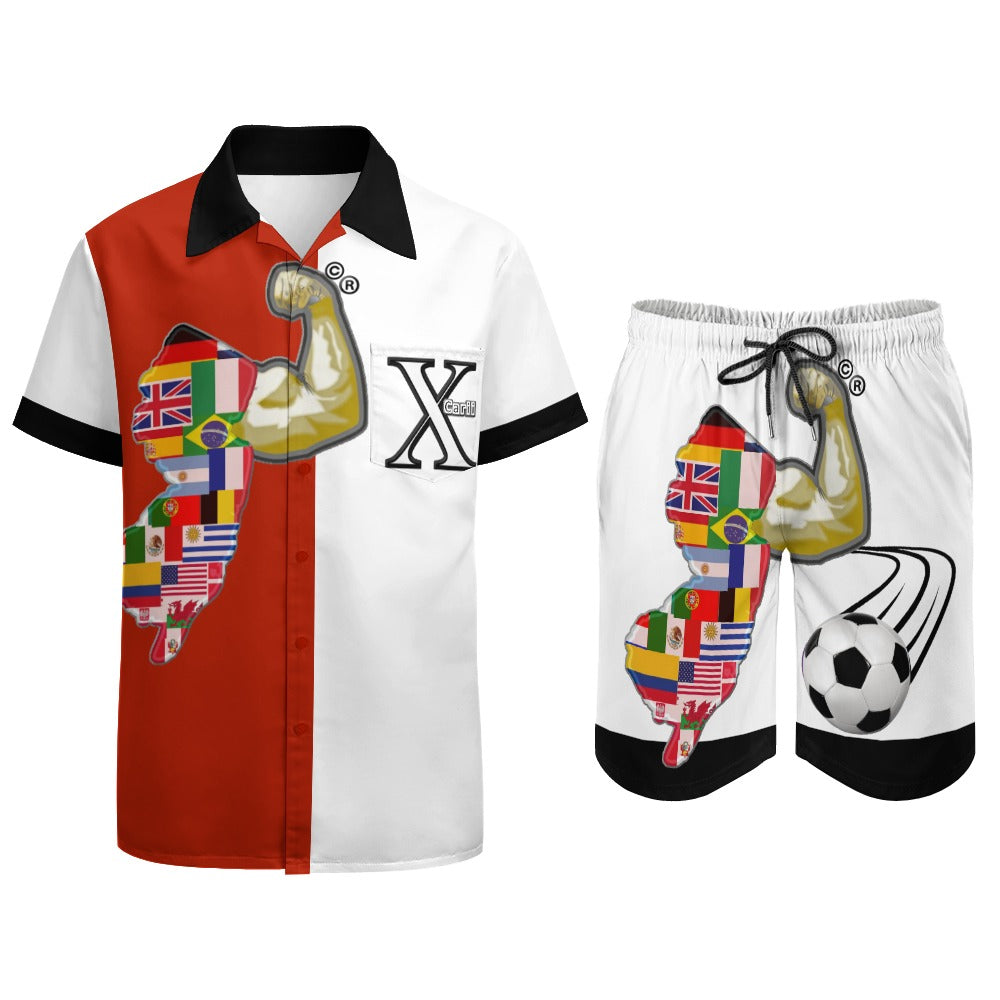 Jersey Futbol Power Casual Beach Suit