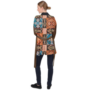 Xcarii Xii - Long Sleeve Velvet Kimono