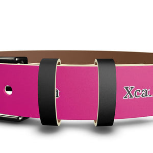 Xcarii Xii Pink Leather Belt