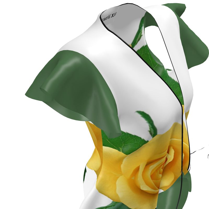 Xcarii Xii - Yellow Flower Cocktail Dress