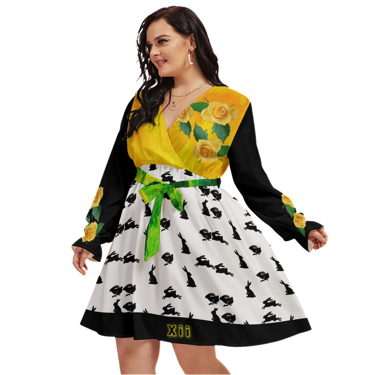 Xcarii Xii - Yellow Bunny dress (For Plus Size Queens