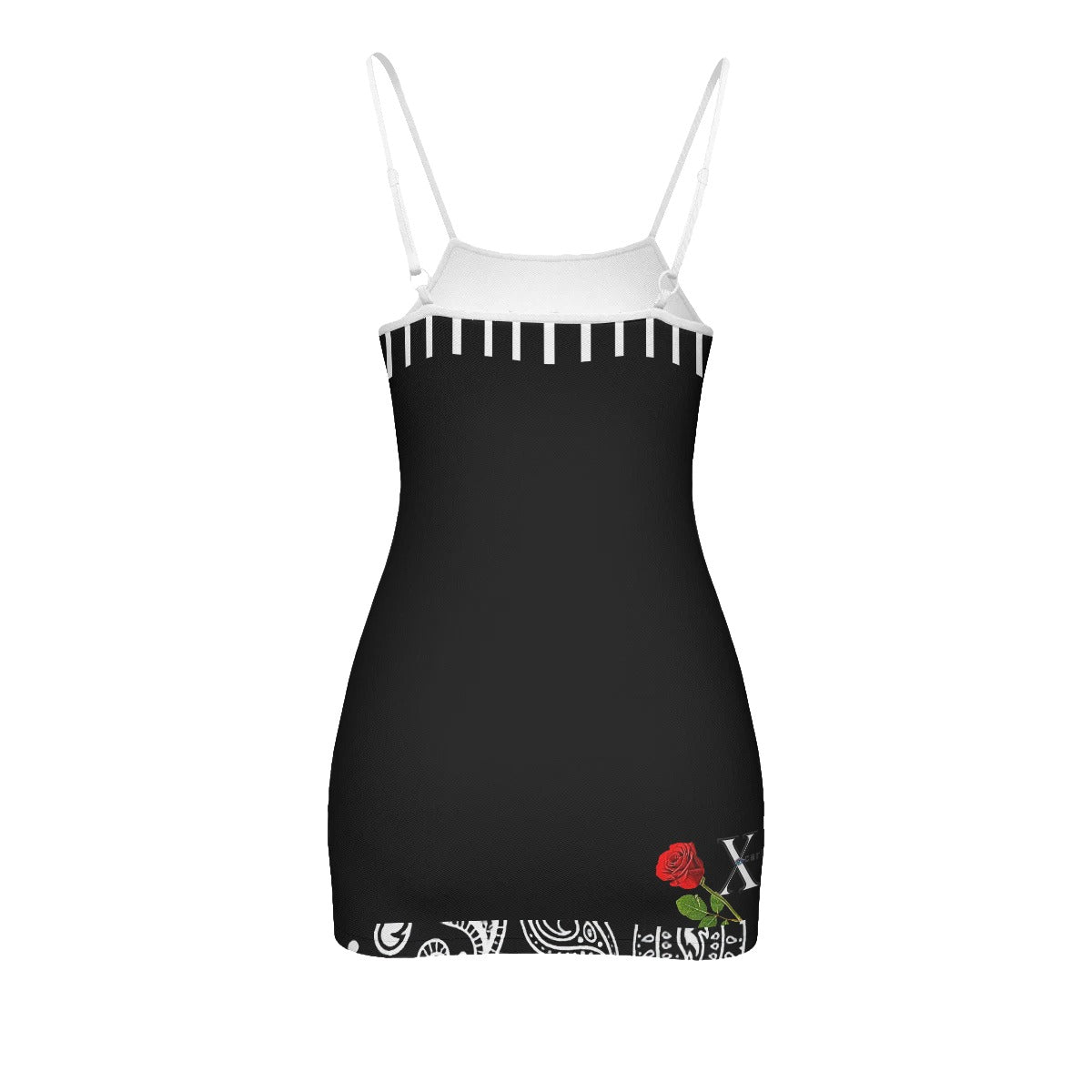 Xcarii Xii Red Rose Cami Dress (Plus Size)