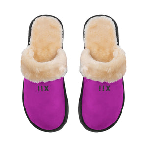 Xcarii Xii - Hot Pink Plush Slippers