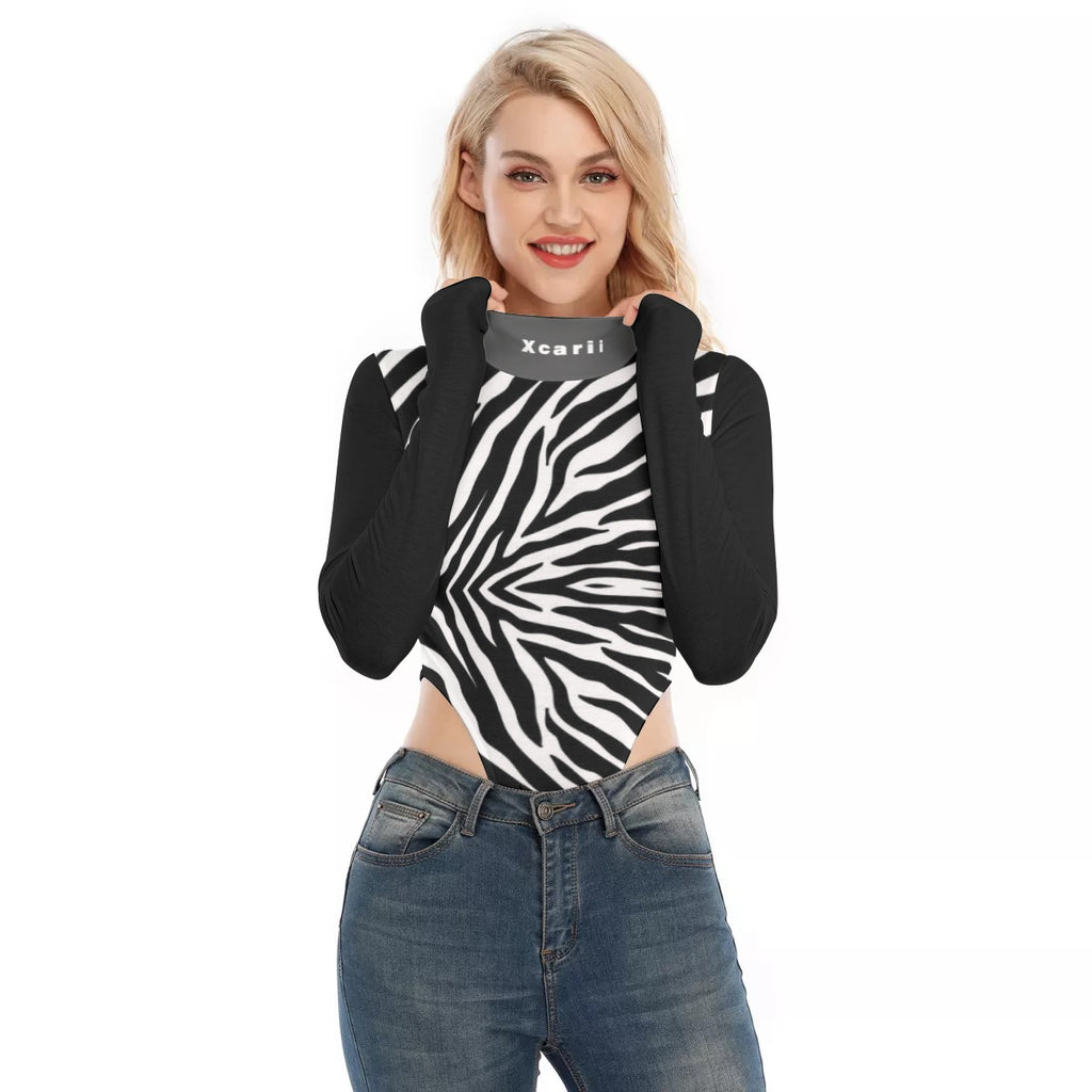 Xcarii Xii - Z Turtleneck Long Sleeve Jumpsuits