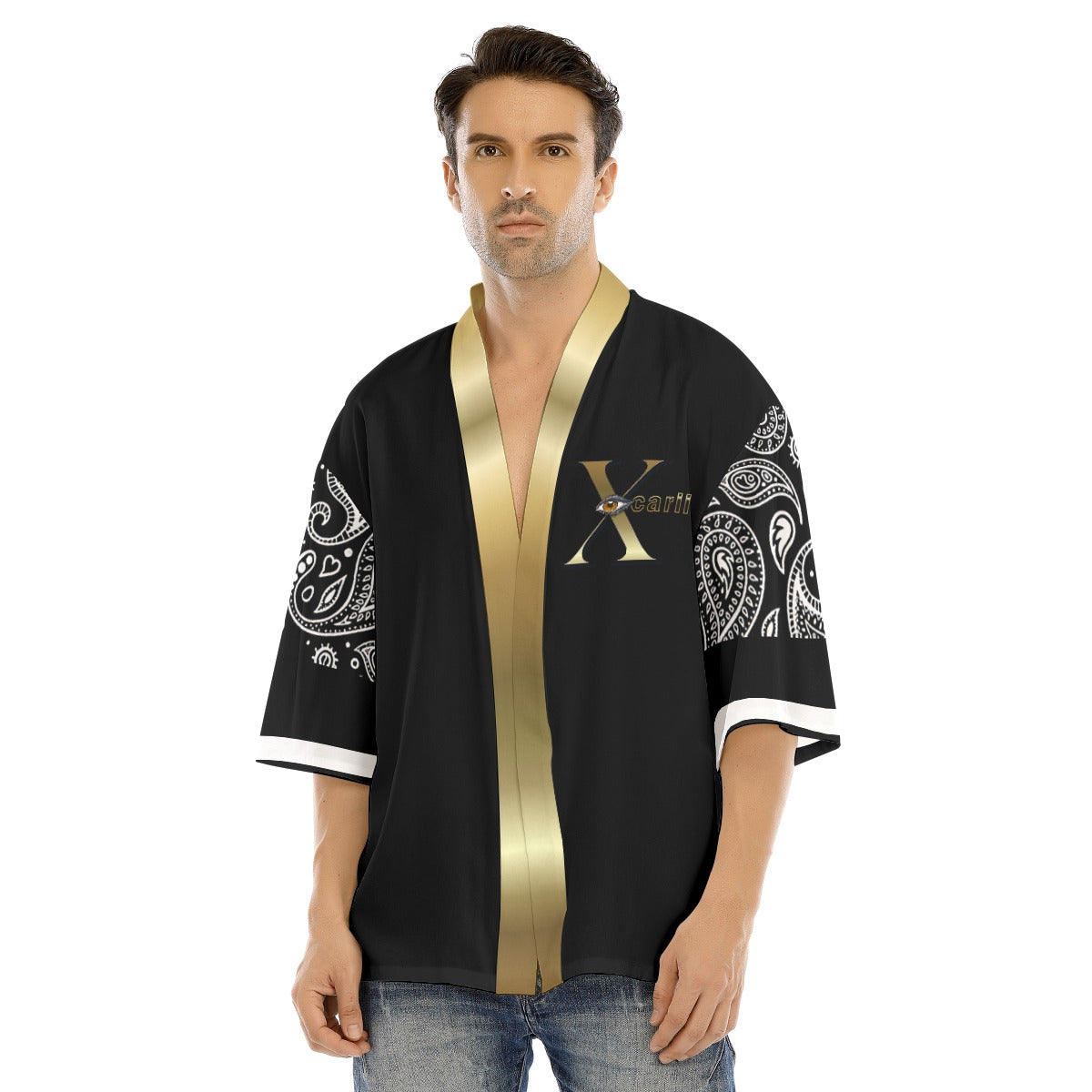 Xcarii Xii - Men's Drop-shoulder Short Coat