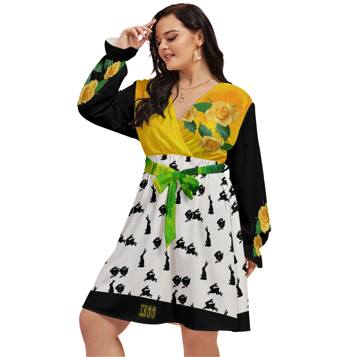 Xcarii Xii - Yellow Bunny dress (For Plus Size Queens