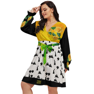Xcarii Xii - Yellow Bunny dress (For Plus Size Queens