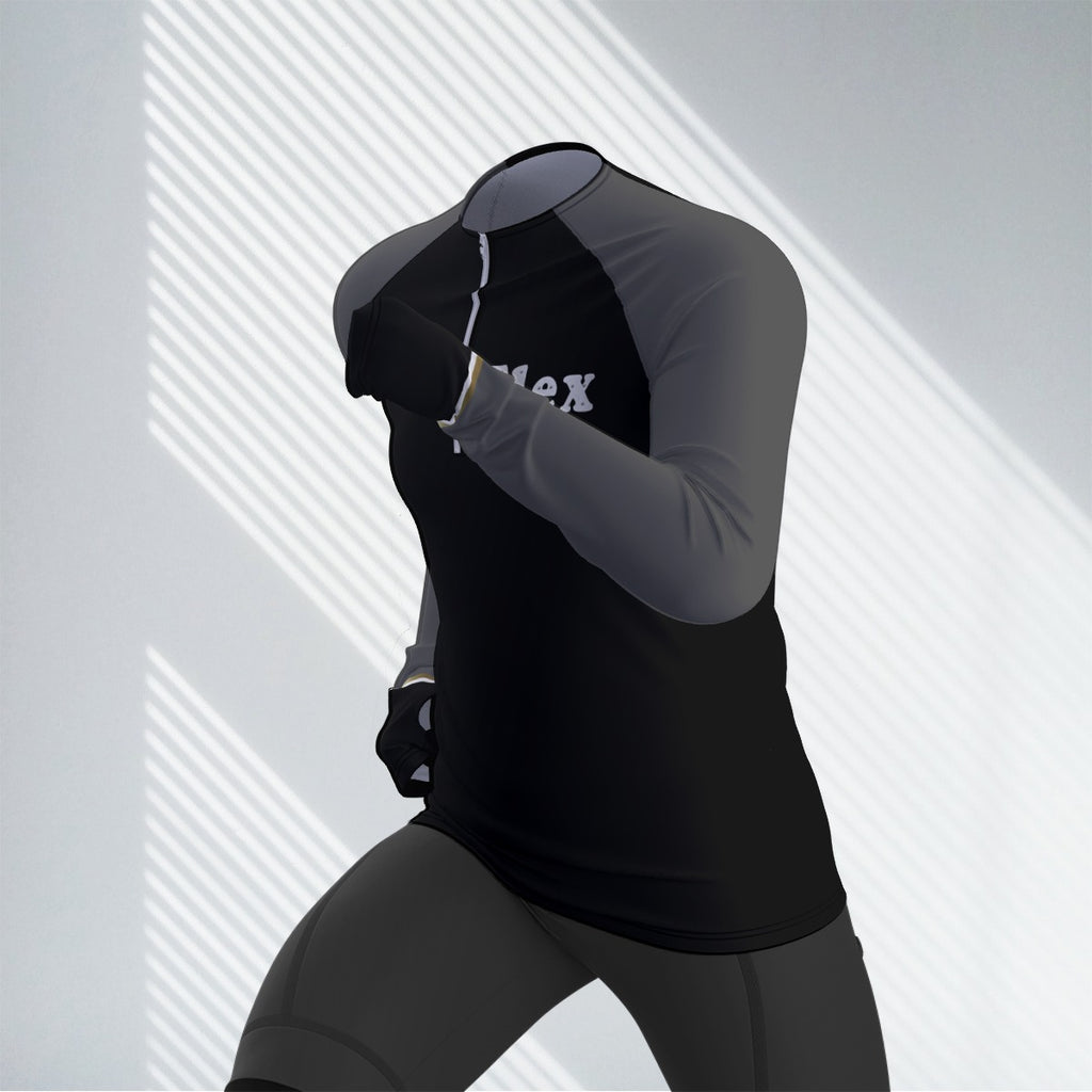 Xcarii - Flex Strong Raglan Sleeve  Compression Sport Shirt