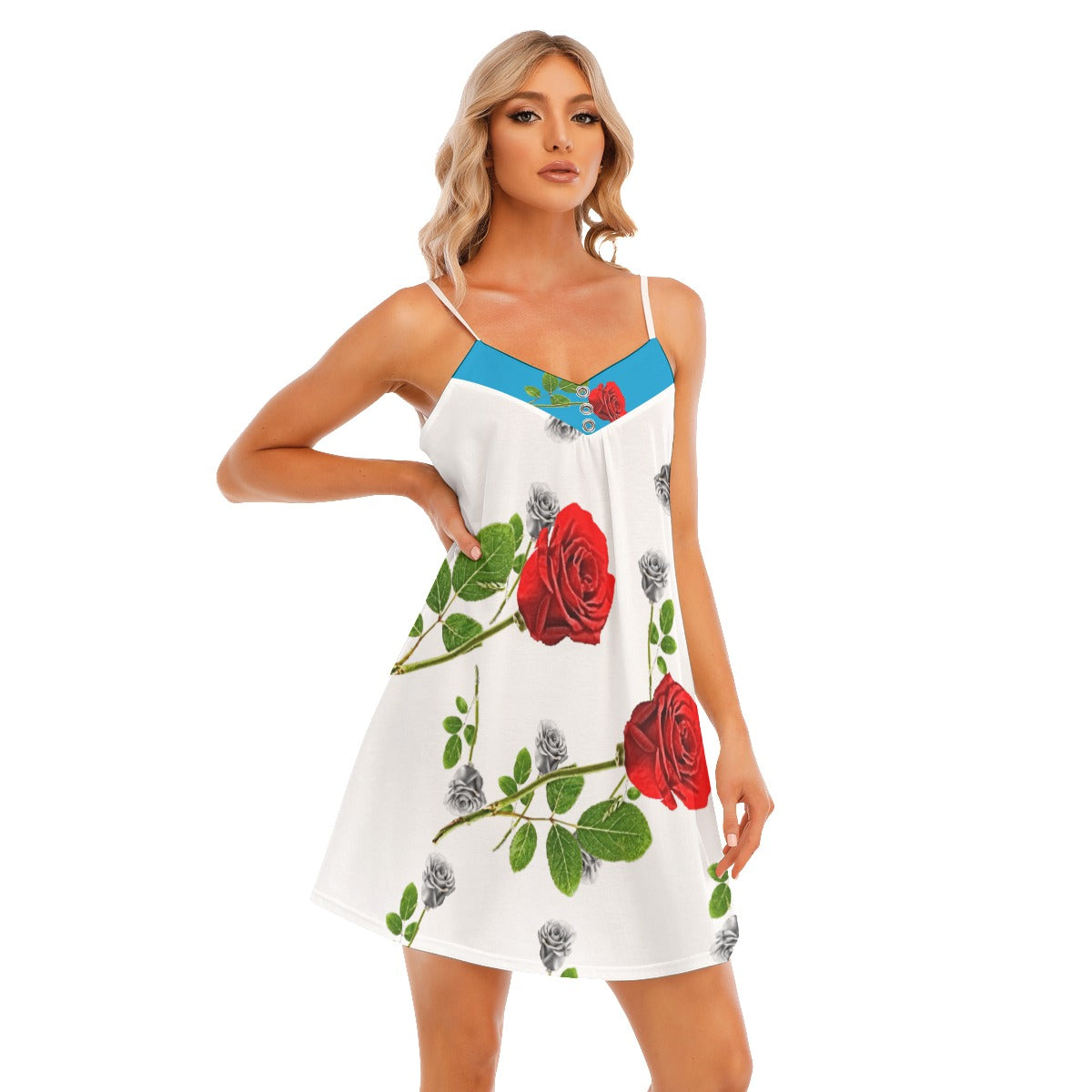Xcarii Xii - Double Rose Cami Dress