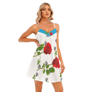 Xcarii Xii - Double Rose Cami Dress