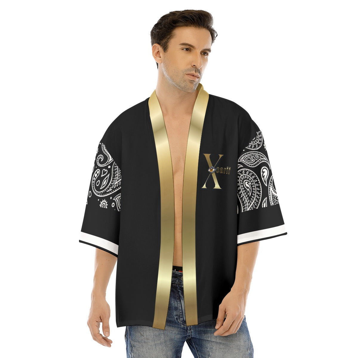 Xcarii Xii - Men's Drop-shoulder Short Coat