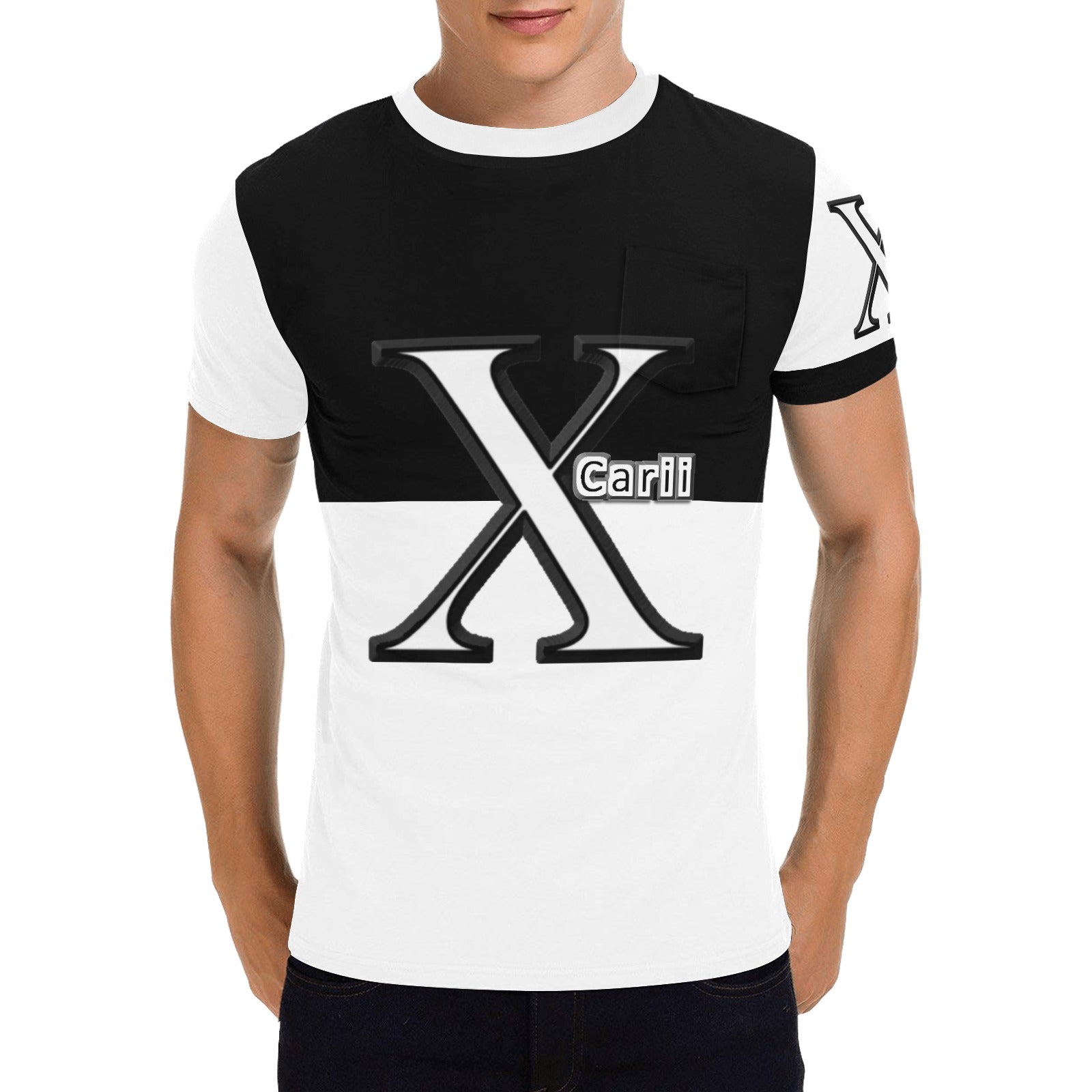 Xcarii Xii - X Patch Pocket T-Shirt (Model T56)