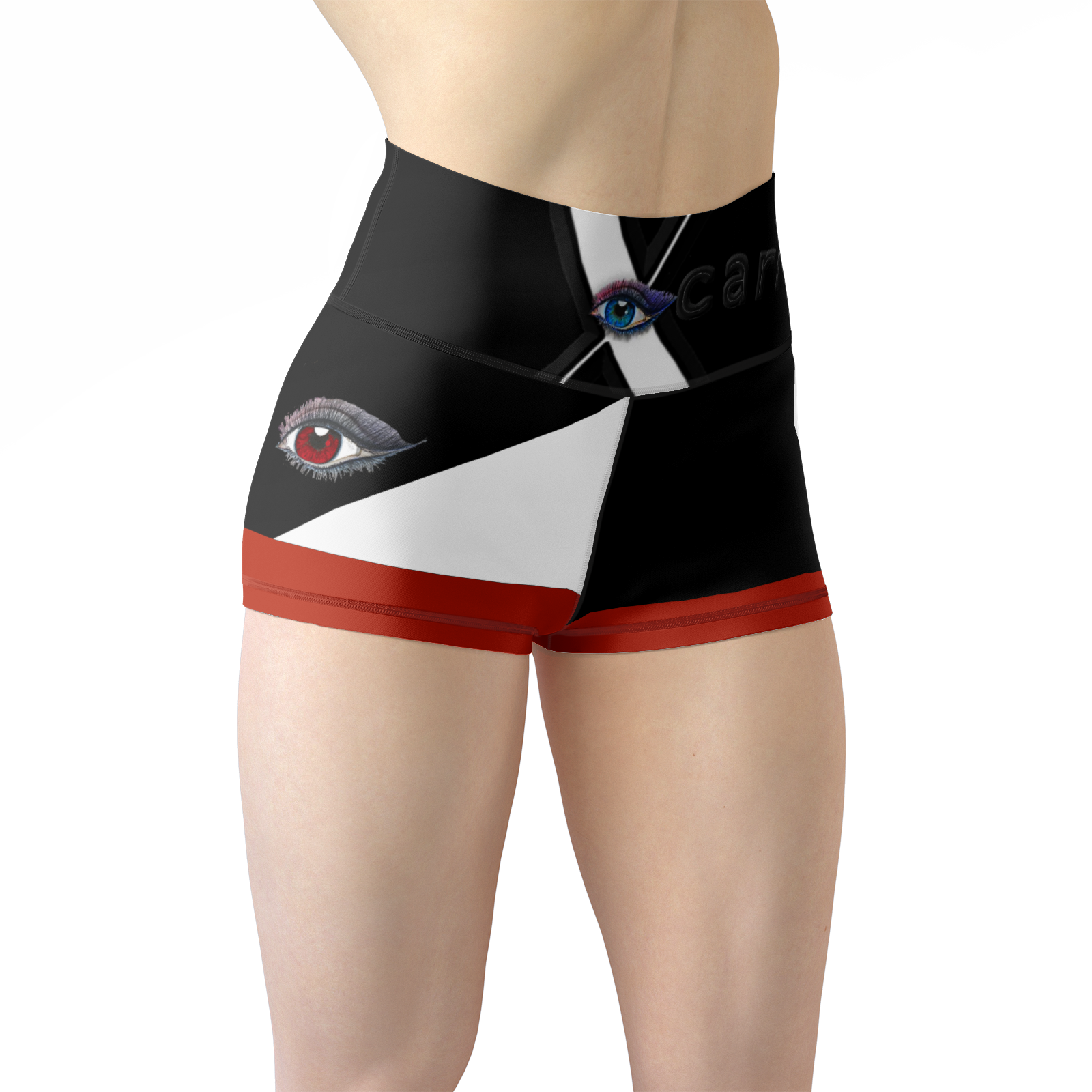 Xcarii Eye - Women's Yoga Shorts