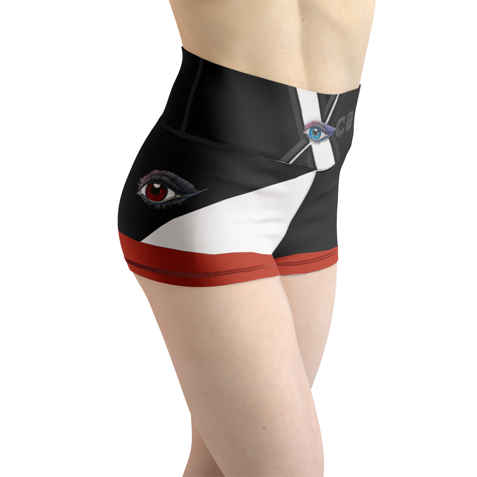 Xcarii Eye - Women's Yoga Shorts