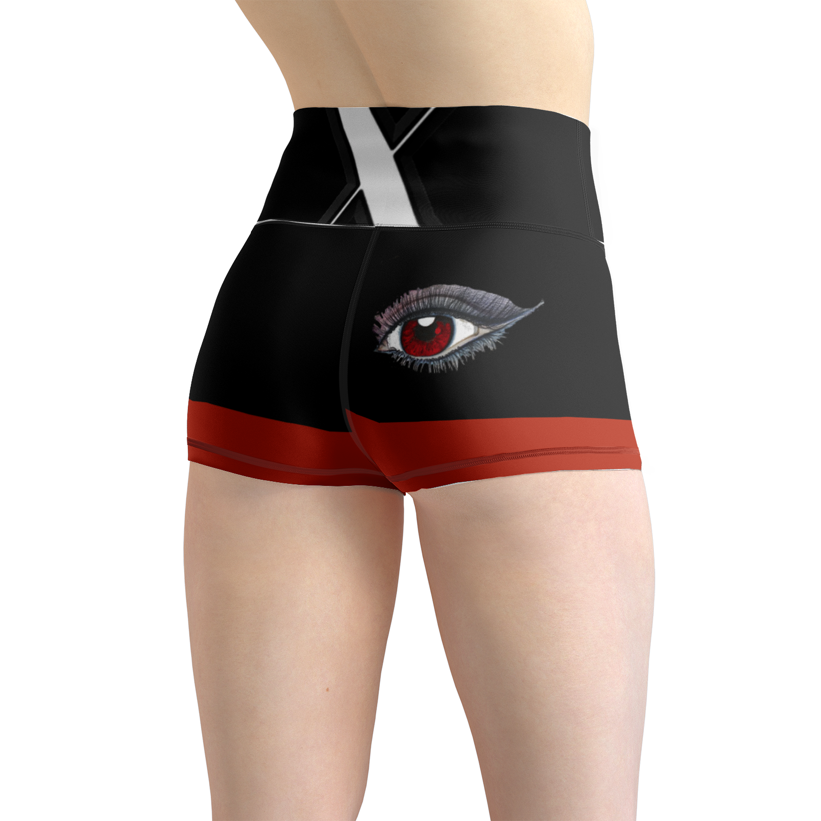 Xcarii Eye - Women's Yoga Shorts