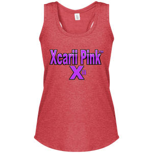 Xcarii Pink Perfect Tri Racerback Tank