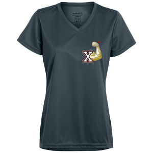 Flex youR Strong - Ladies wick V-Neck