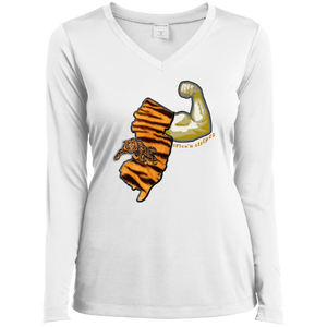 Flex'n Tiger - Ladies' LS Performance V-Neck T-Shirt