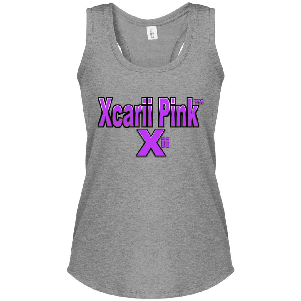 Xcarii Pink Perfect Tri Racerback Tank