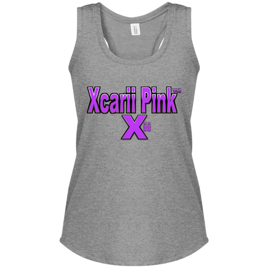 Xcarii Pink Perfect Tri Racerback Tank